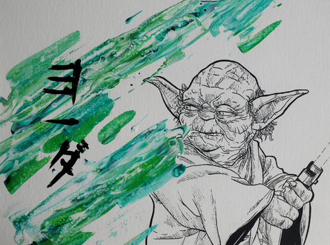 POSTER format A3 - Yoda (Star Wars)