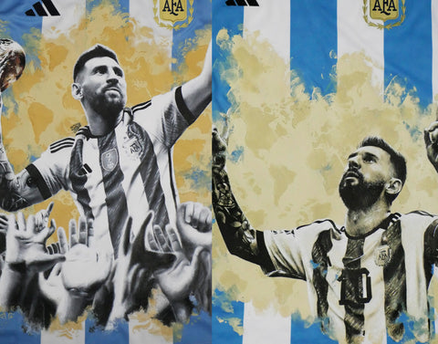 PACK Messi Champion du monde (2 posters)
