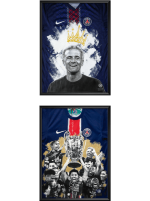 PACK Luis Enrique - PSG Champions (2 POSTERS)