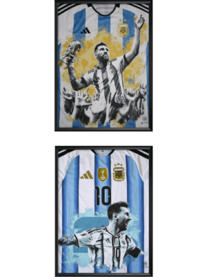 PACK Messi 2022 - Messi 2026 (2 POSTERS)
