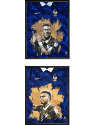 PACK Doué 2026 - Mbappé 2026 (2 POSTERS)